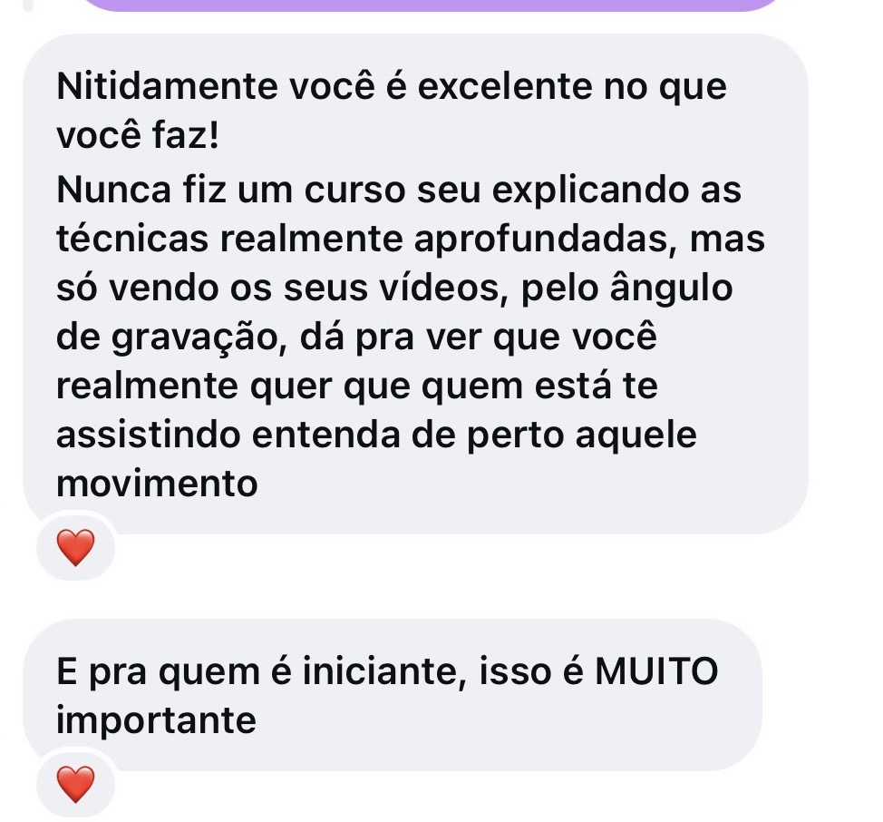 Depoimento de aluna 3